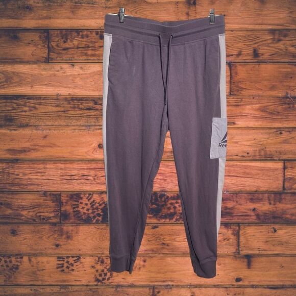5 for $25🔥Reebok Purple Athletic Jogger Sweatpants Large - Picture 1 of 7